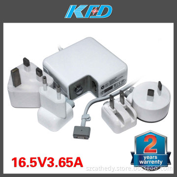 60W 16.5V3.65A Laptop Adapter for Apple MacBook PRO A1184 5inch